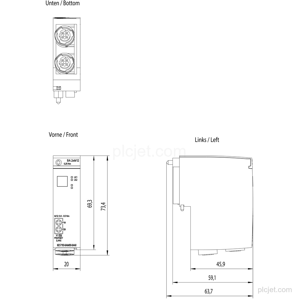 6ES7193-6AM00-0AA0 image 2