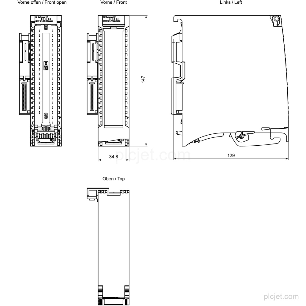 Изображение 6ES7521-7TH00-0AB0 2
